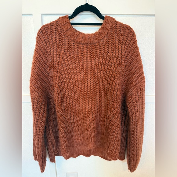 Universal Thread Sweaters - Universal Thread Women's Knit Sweater - Warm Rust